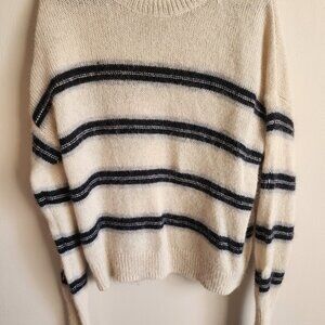 RAG AND BONE KELLY STRIPED SWEATER-MED-EUC